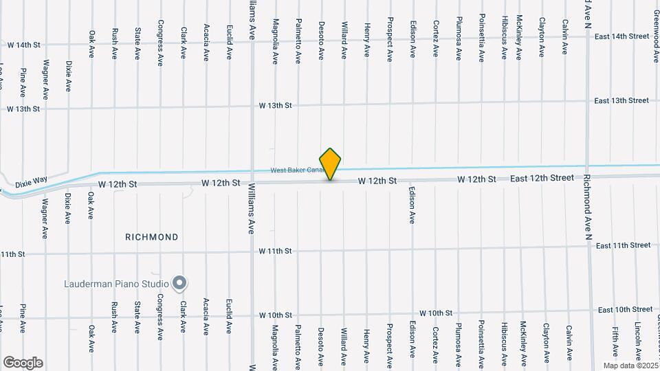 709 W 12th St Mapa y Detalles de la Ubicación
