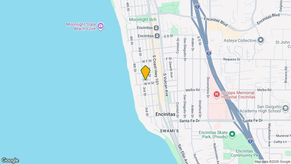 230 W H St Map and Location Details