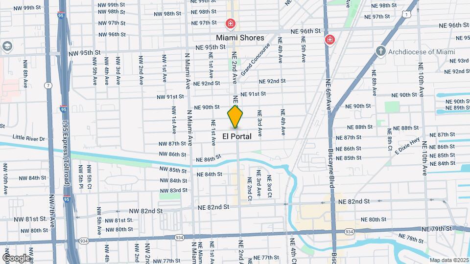 8780 NE 2nd Ave Mapa y Detalles de la Ubicación