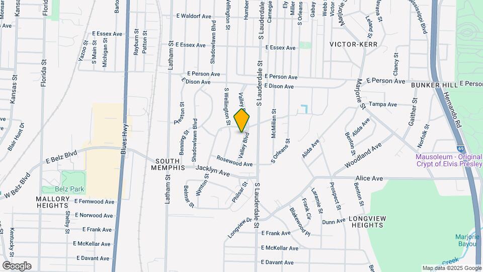 1831 Valley Blvd Mapa y Detalles de la Ubicación