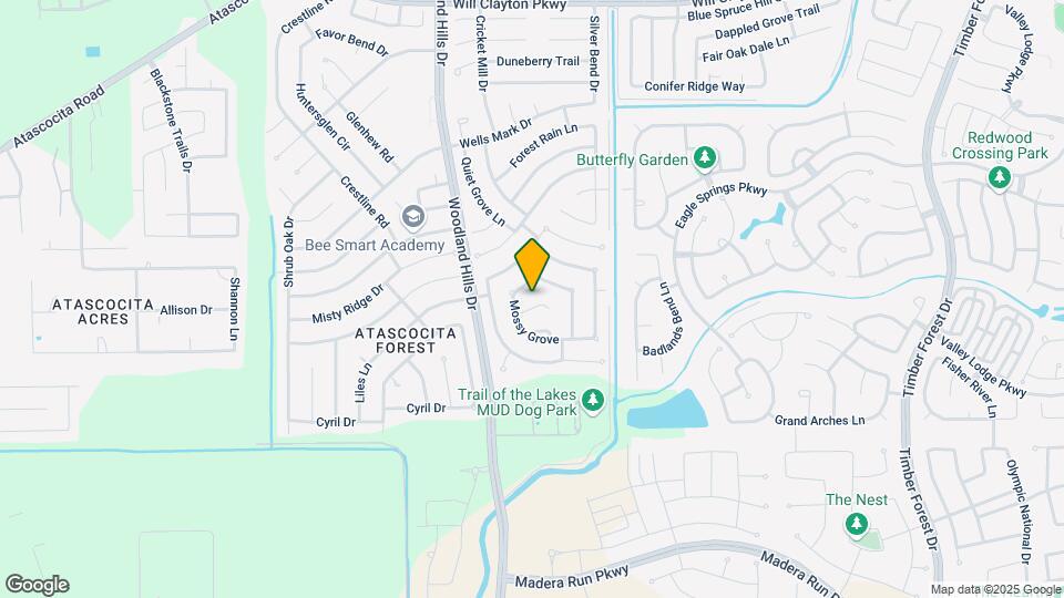 4019 Mossy Grove Ct Map and Location Details