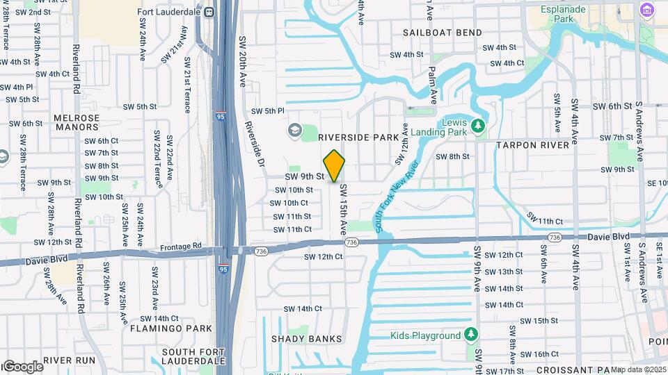 916 SW 15th Terrace Map and Location Details