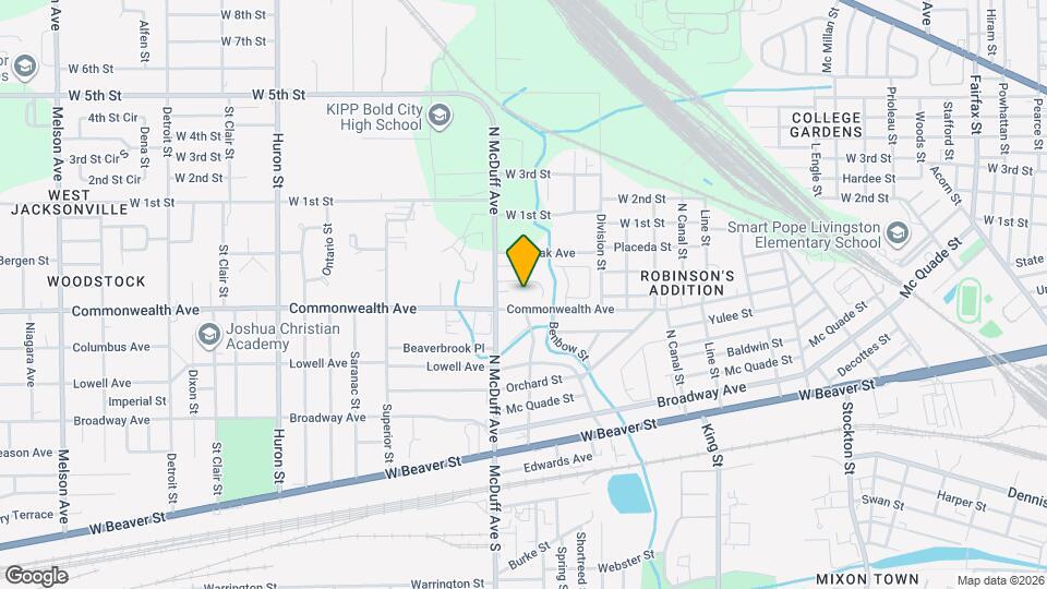 2395 Commonwealth Ave Mapa y Detalles de la Ubicación