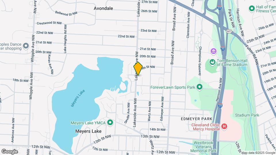 1736 Lakeside Ave NW, Unit 3 Map and Location Details