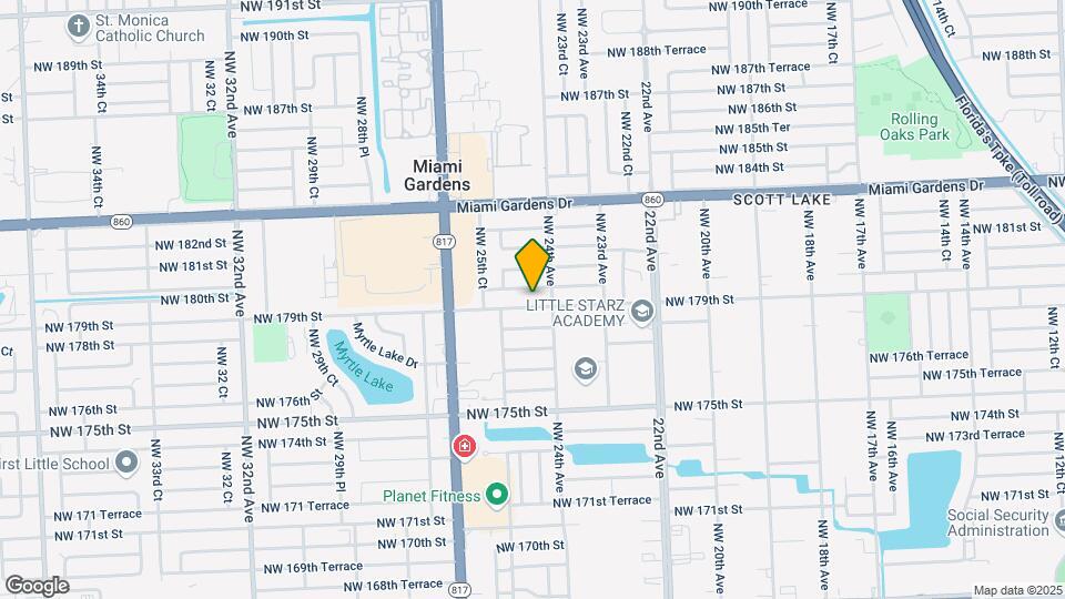 2433 NW 179th St Map and Location Details