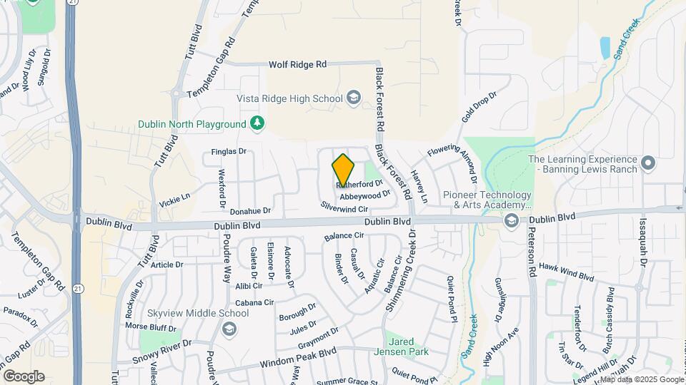 6594 Abbeywood Dr Map and Location Details