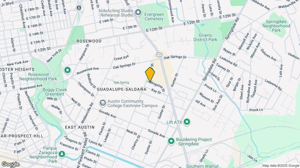 3205 Bengston St Map and Location Details