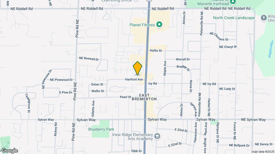 1032-1040 Hanford Ave Map and Location Details