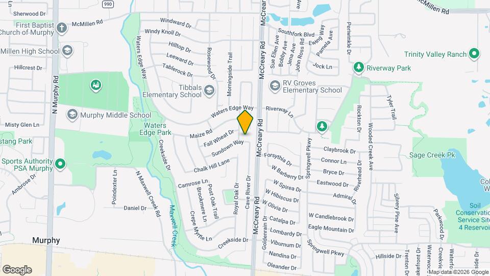 705 Sundown Way Map and Location Details