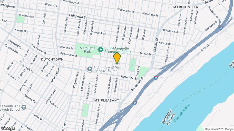 4115 Oregon Ave Map and Location Details