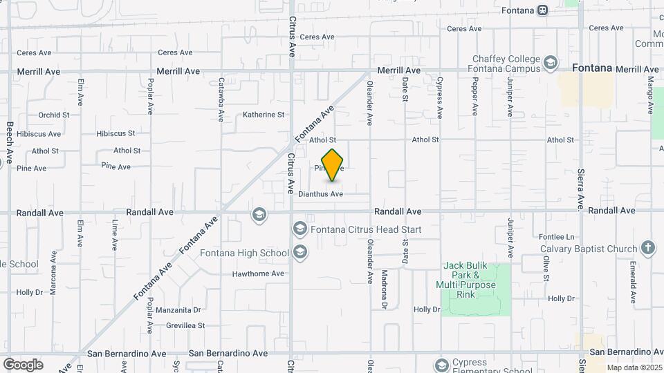 9231 Lemon St Map and Location Details