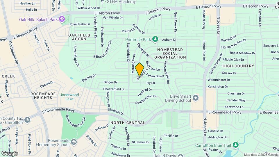 1704 Orchard Ln Map and Location Details