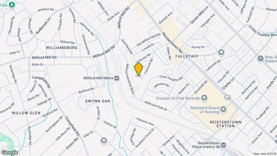 7008 Deerfield Rd Map and Location Details