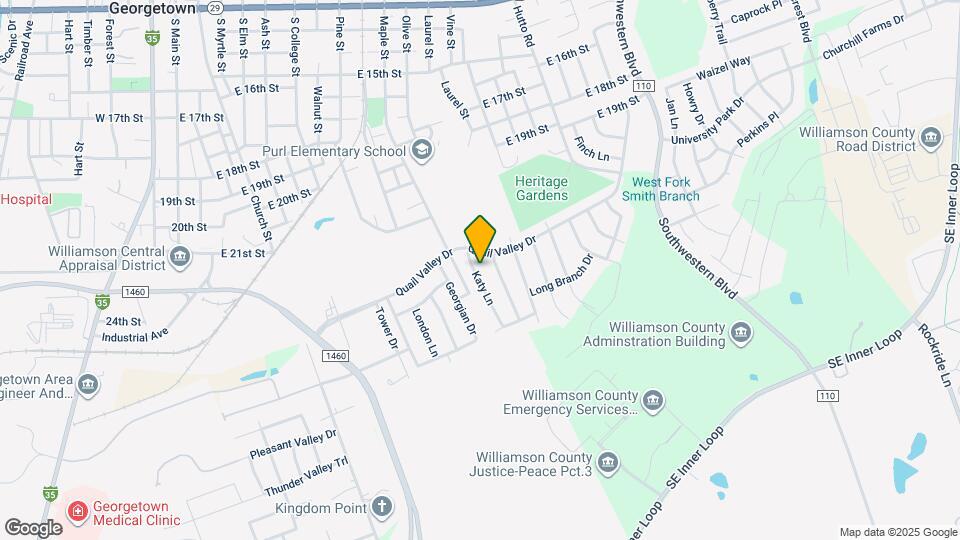 2205 Katy Ln Map and Location Details