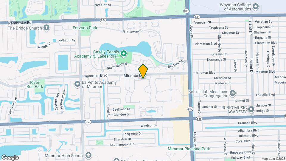 8372 SW 25th Ct Map and Location Details