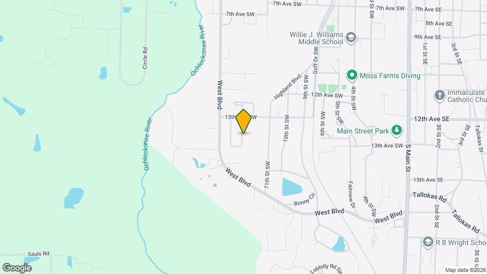 1364 Summer Cir SW Map and Location Details