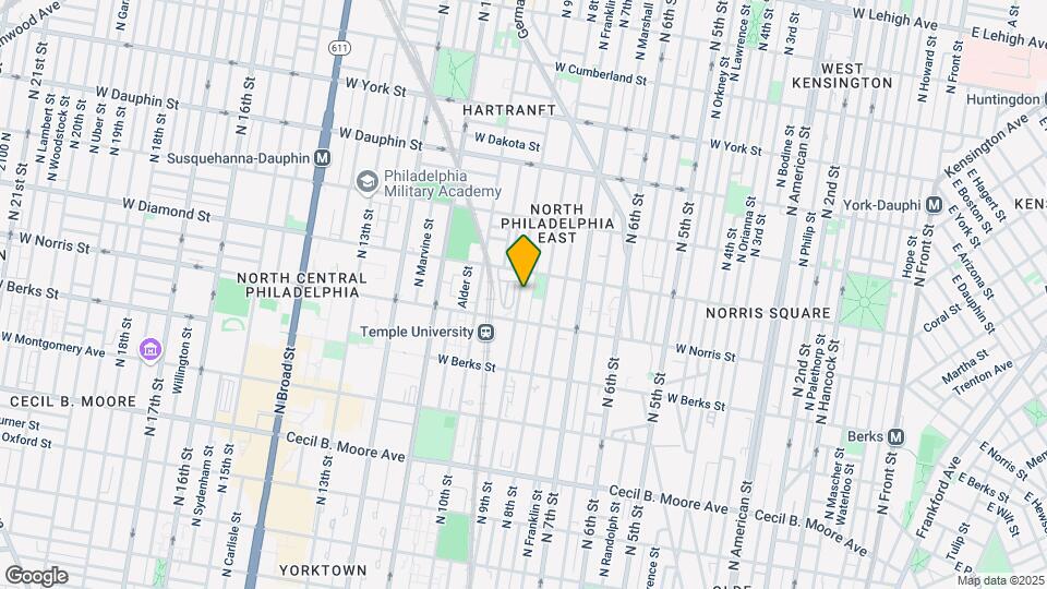 2031 N 9th St Mapa y Detalles de la Ubicación