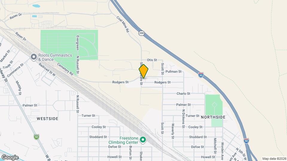 1870 Shakespeare St Map and Location Details