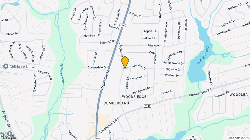 2201 Wingate Rd Map and Location Details