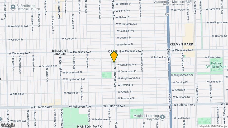 2700 N Laramie Ave Map and Location Details