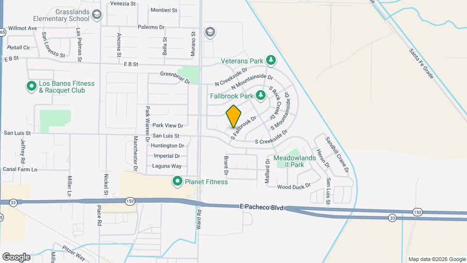 2328 S Fallbrook Dr Map and Location Details