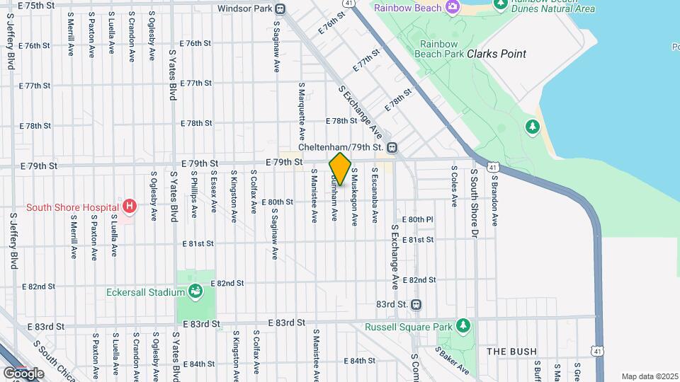 7947 S Burnham Ave Map and Location Details