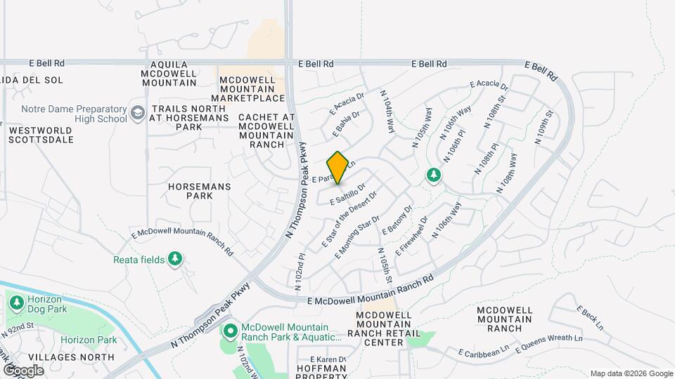 10317 E Penstamin Dr Map and Location Details