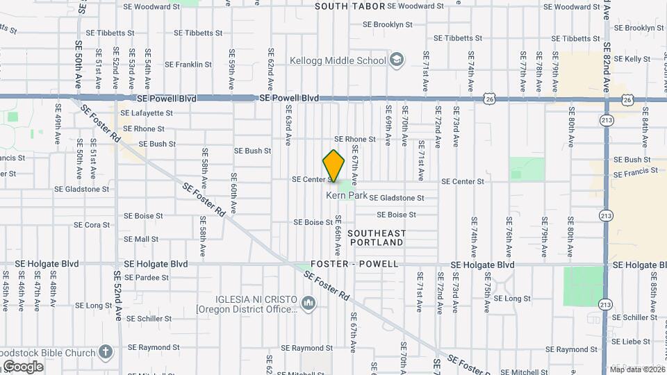 4019 SE 66th Ave Mapa y Detalles de la Ubicación