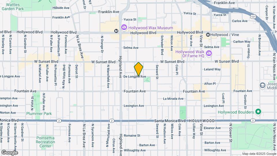 6678-6684 De Longpre Ave Mapa y Detalles de la Ubicación