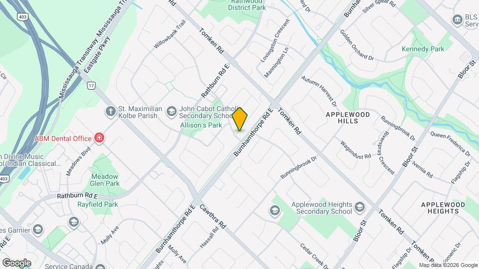 862 Wetherby Ln Map and Location Details