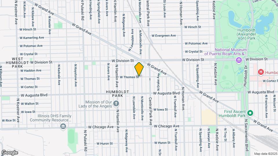 3639 W Thomas St Map and Location Details