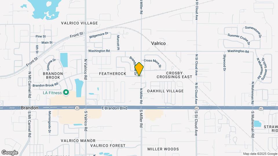 302 N Miller Rd Map and Location Details