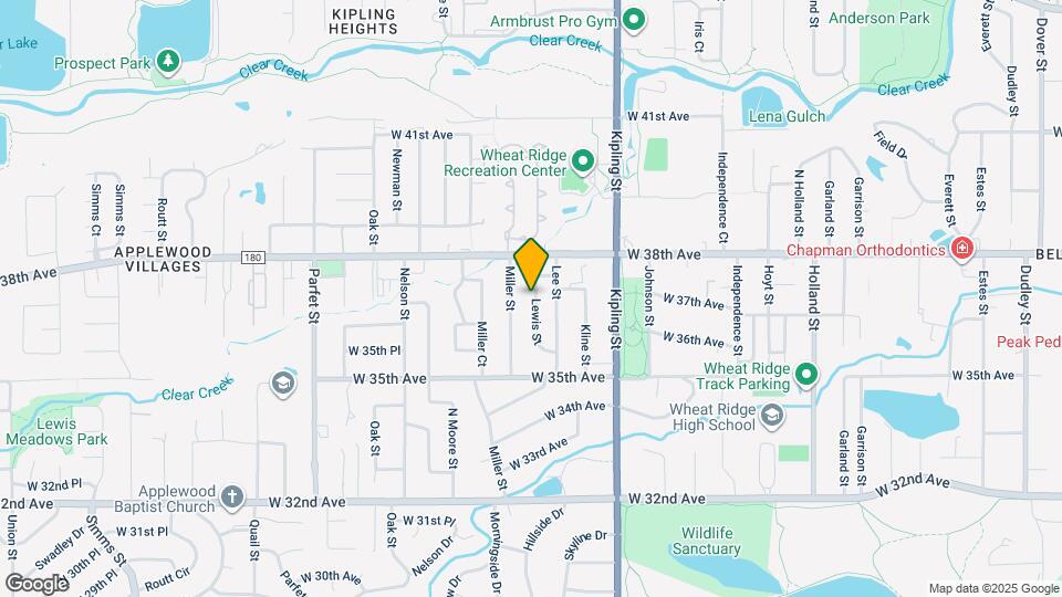 3695 Lewis St Map and Location Details