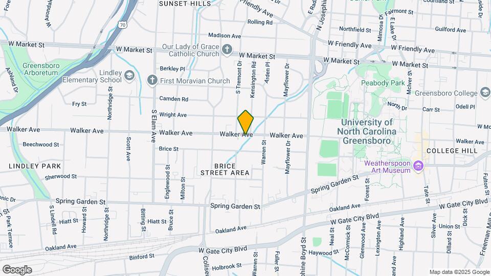 1821 Walker Ave Map and Location Details