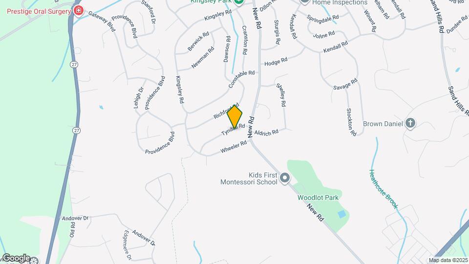 10 Tyndall Rd Map and Location Details