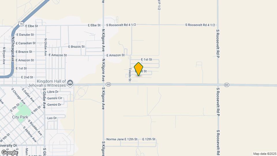 2125 Hayes Map and Location Details