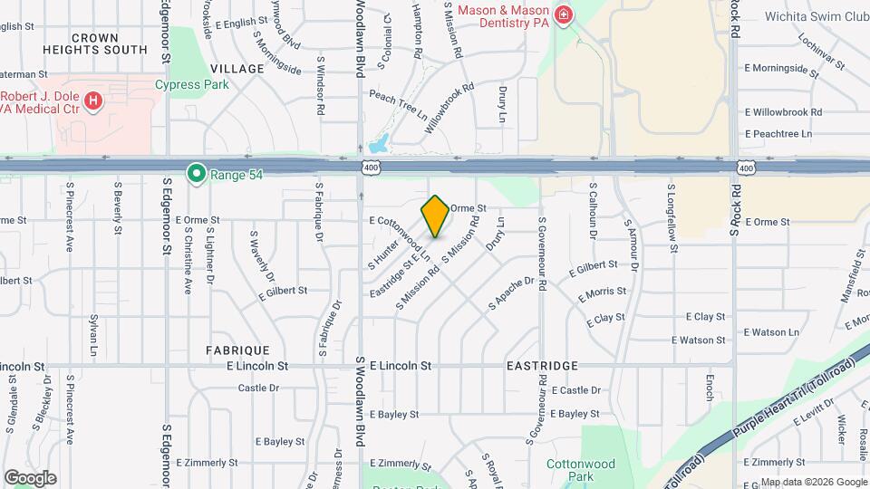 654 S Eastridge Dr Map and Location Details