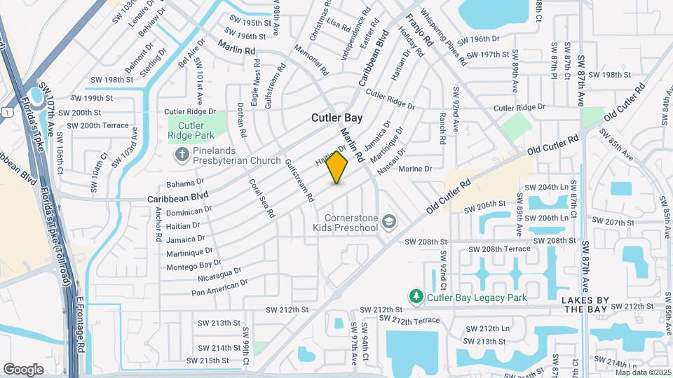 9540 Martinique Dr Map and Location Details