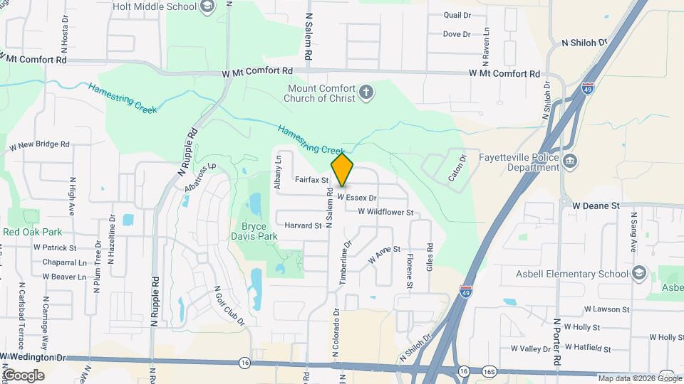 1827 N Pine Crest Ave Map and Location Details