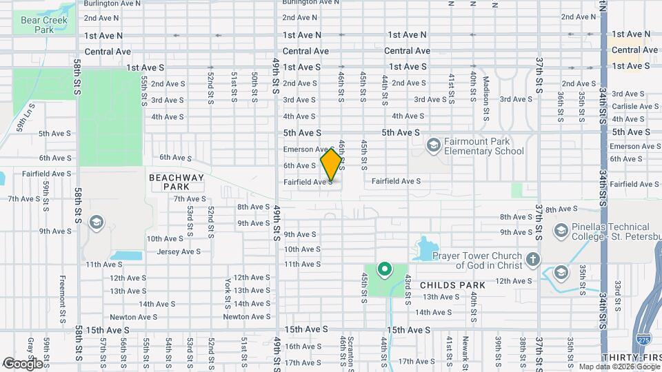4636 Fairfield Ave S Map and Location Details