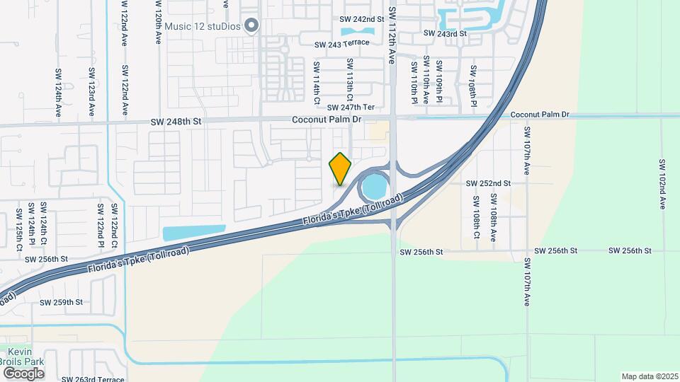 11370 SW 254th Terrace Map and Location Details