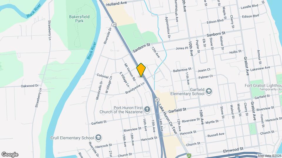 3033 Pine Grove Ave Map and Location Details