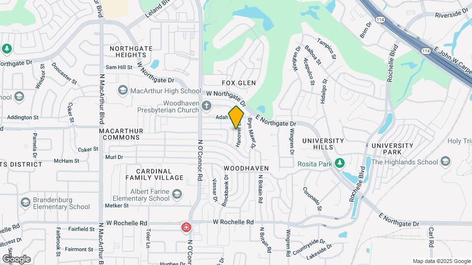 3513 Hanover Ln Map and Location Details