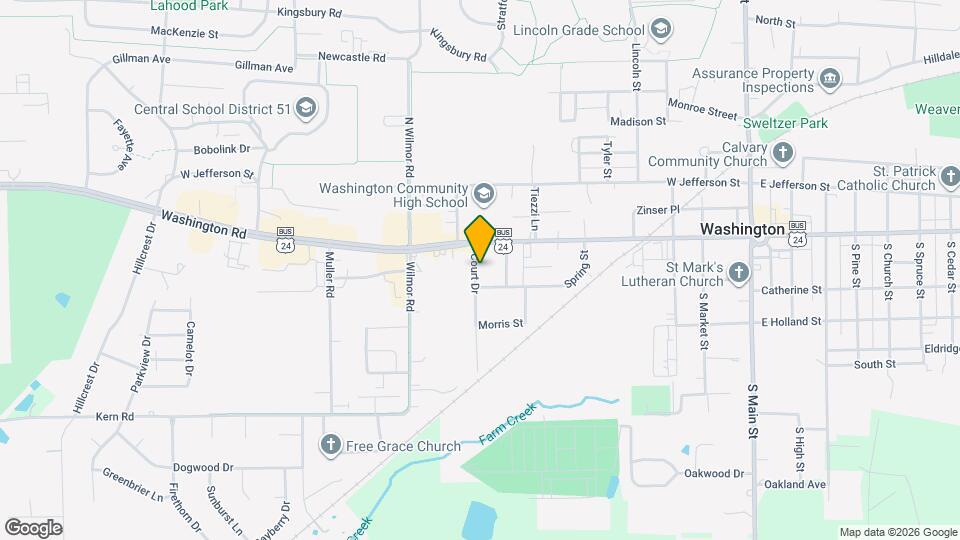 110 Court Dr Mapa y Detalles de la Ubicación