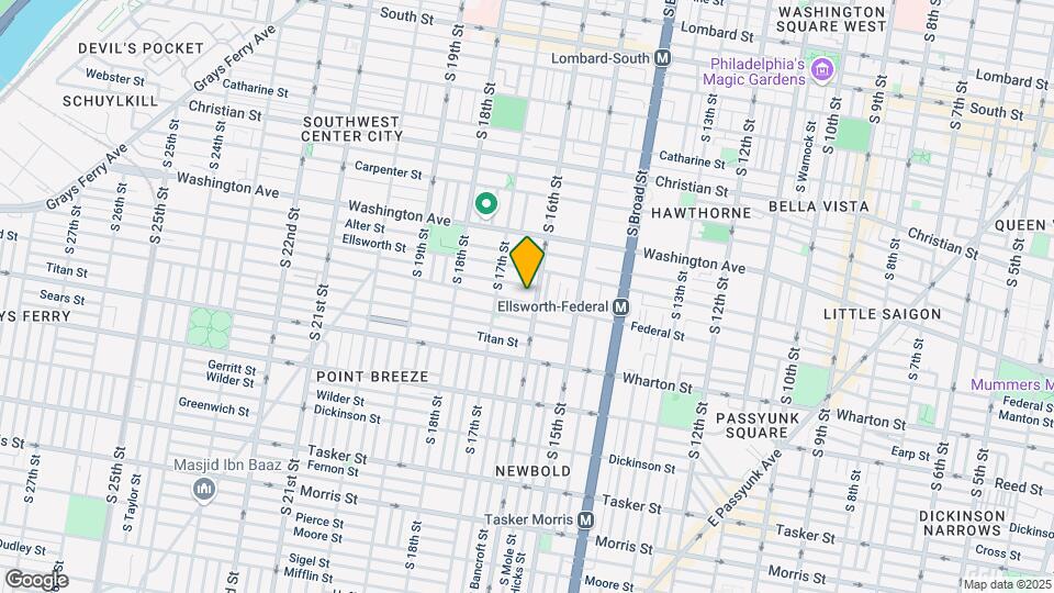1611 Federal St, Unit 3 Map and Location Details