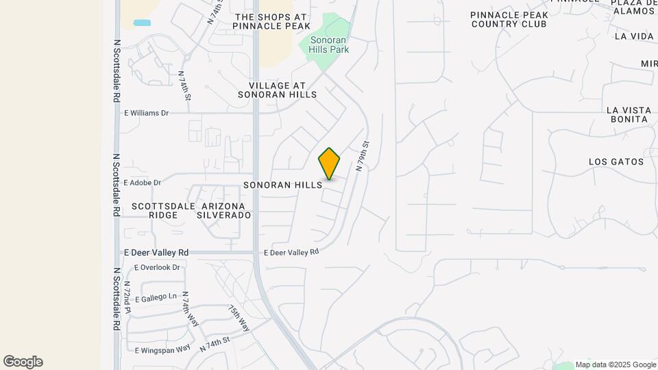 7742 E Los Gatos Dr Map and Location Details
