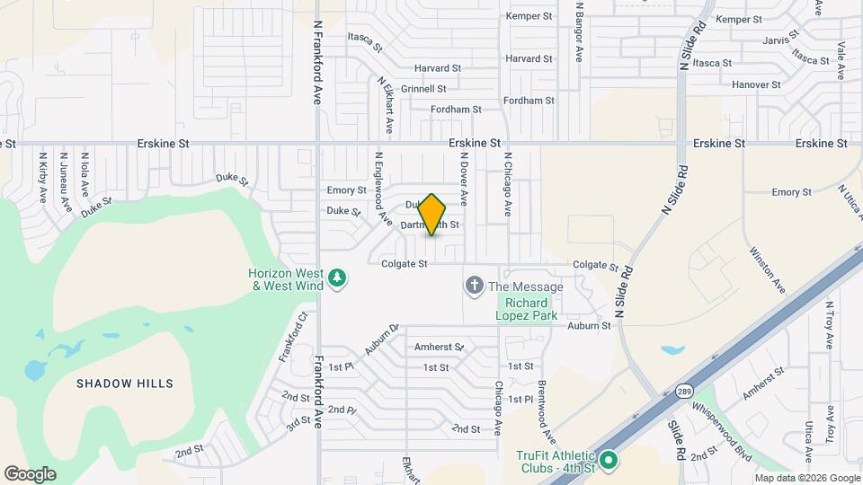 310 N Elkhart Ave Map and Location Details