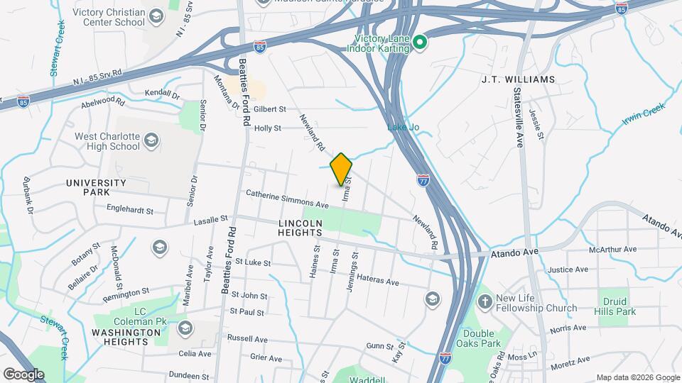 2219 Irma St Map and Location Details