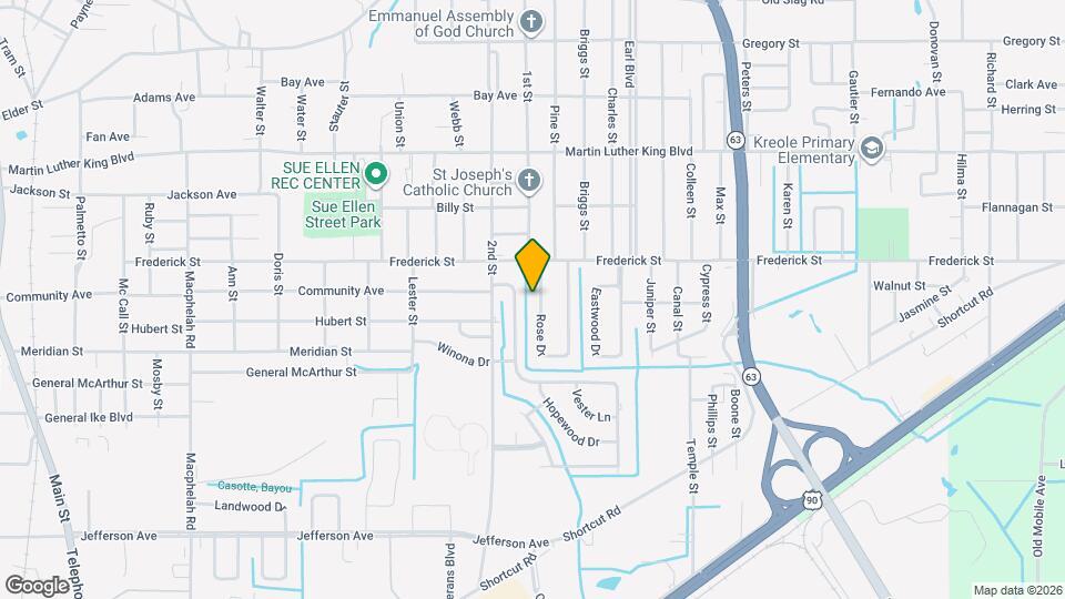 5612 Rose Dr Map and Location Details