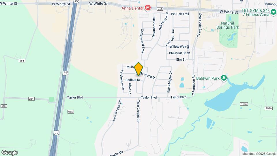 2134 Redbud Dr Map and Location Details